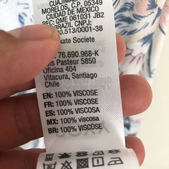 Roxy- Floral Print Beach Style Dress size: M - Picture 11 of 11